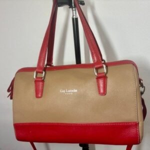Bolso Guy Laroche camel y coral
