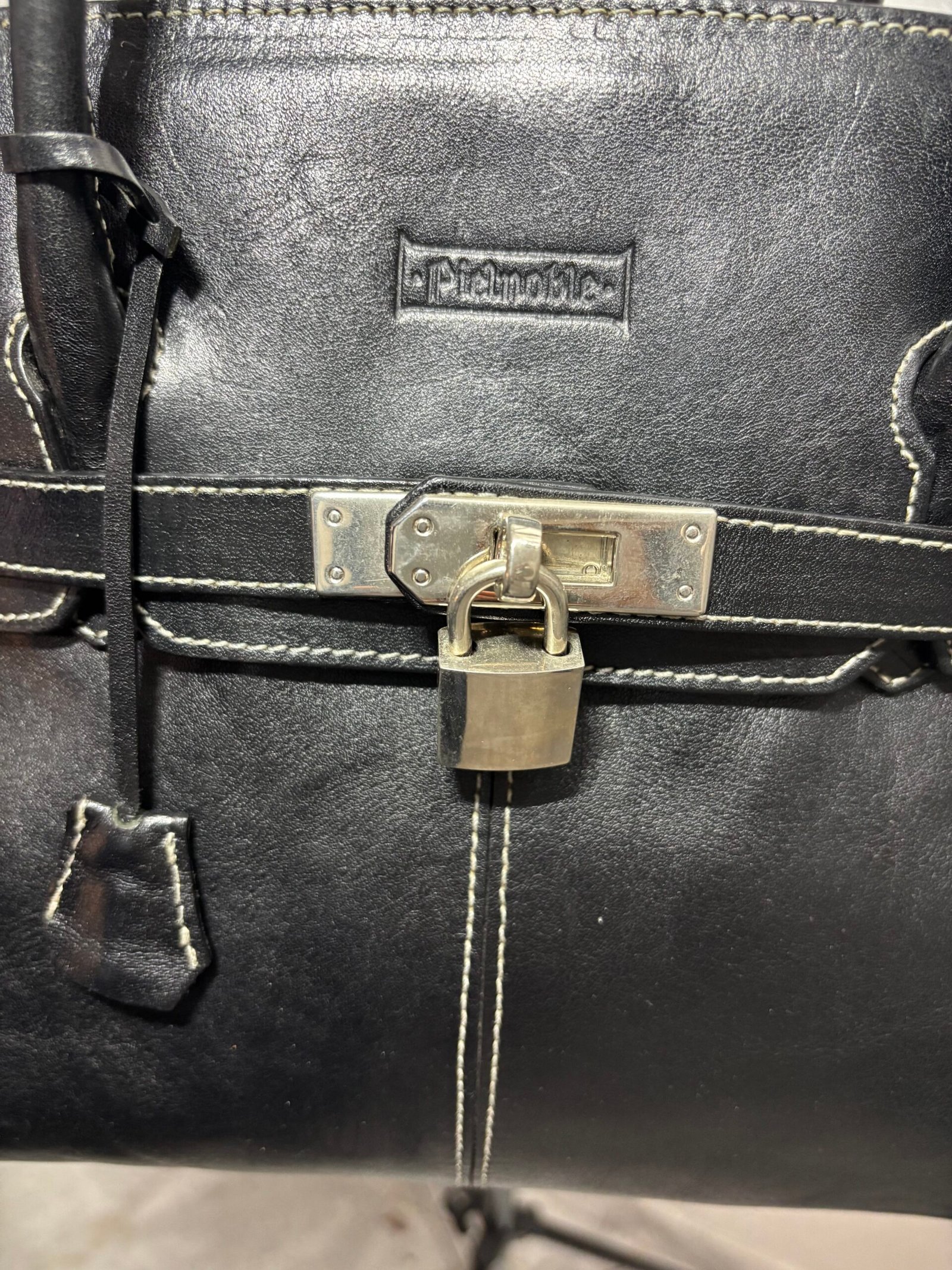 Bolso Piel Noble negro